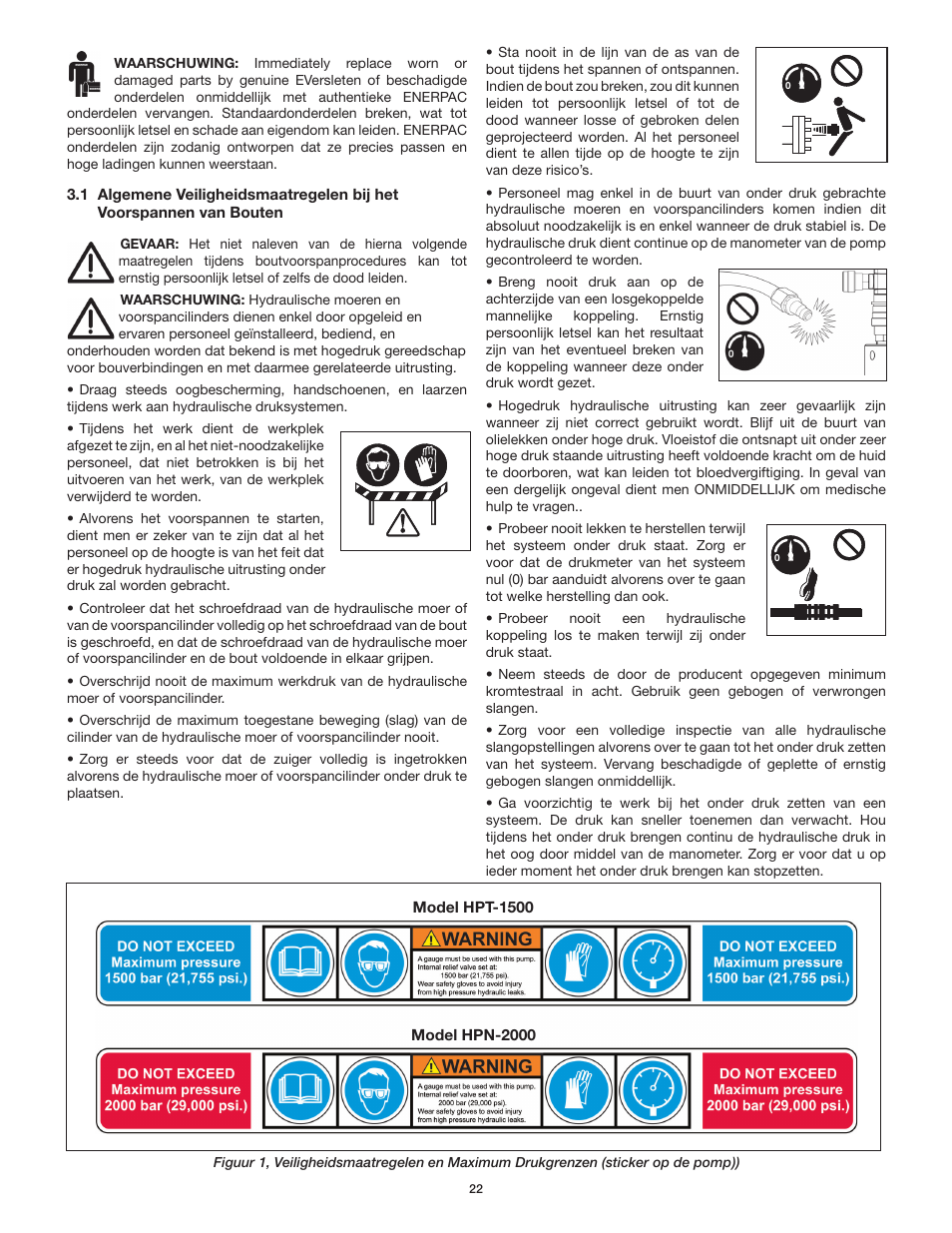 Enerpac HPT-Series User Manual | Page 22 / 50