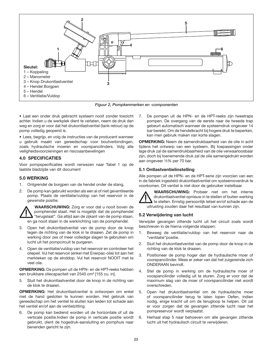 Enerpac HPT-Series User Manual | Page 23 / 50