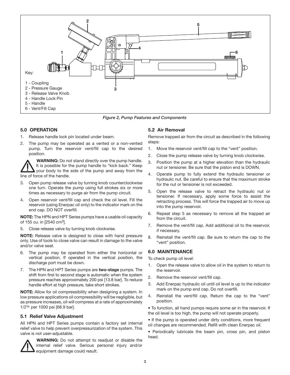 Enerpac HPT-Series User Manual | Page 3 / 50