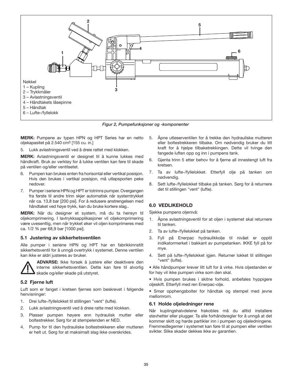 Enerpac HPT-Series User Manual | Page 35 / 50