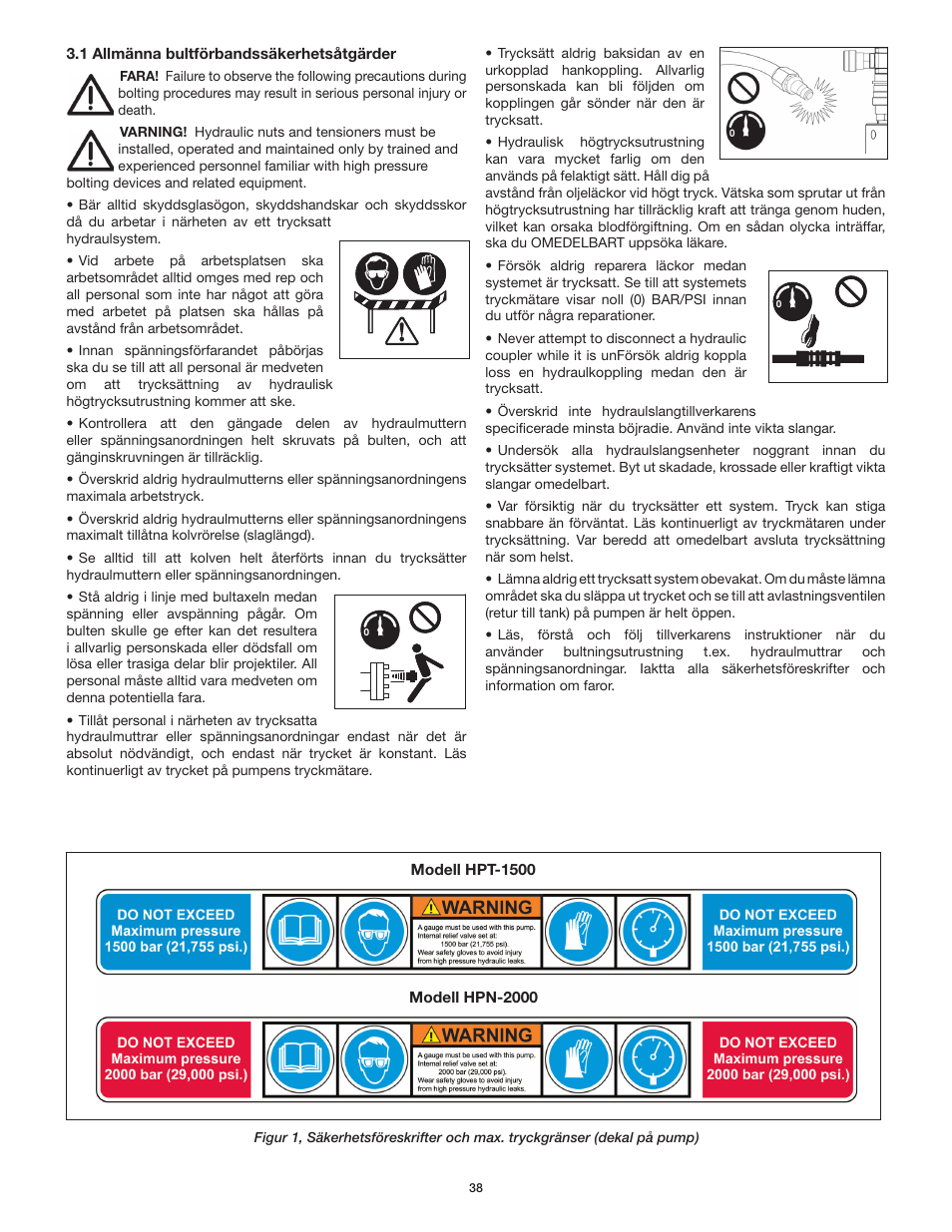 Enerpac HPT-Series User Manual | Page 38 / 50