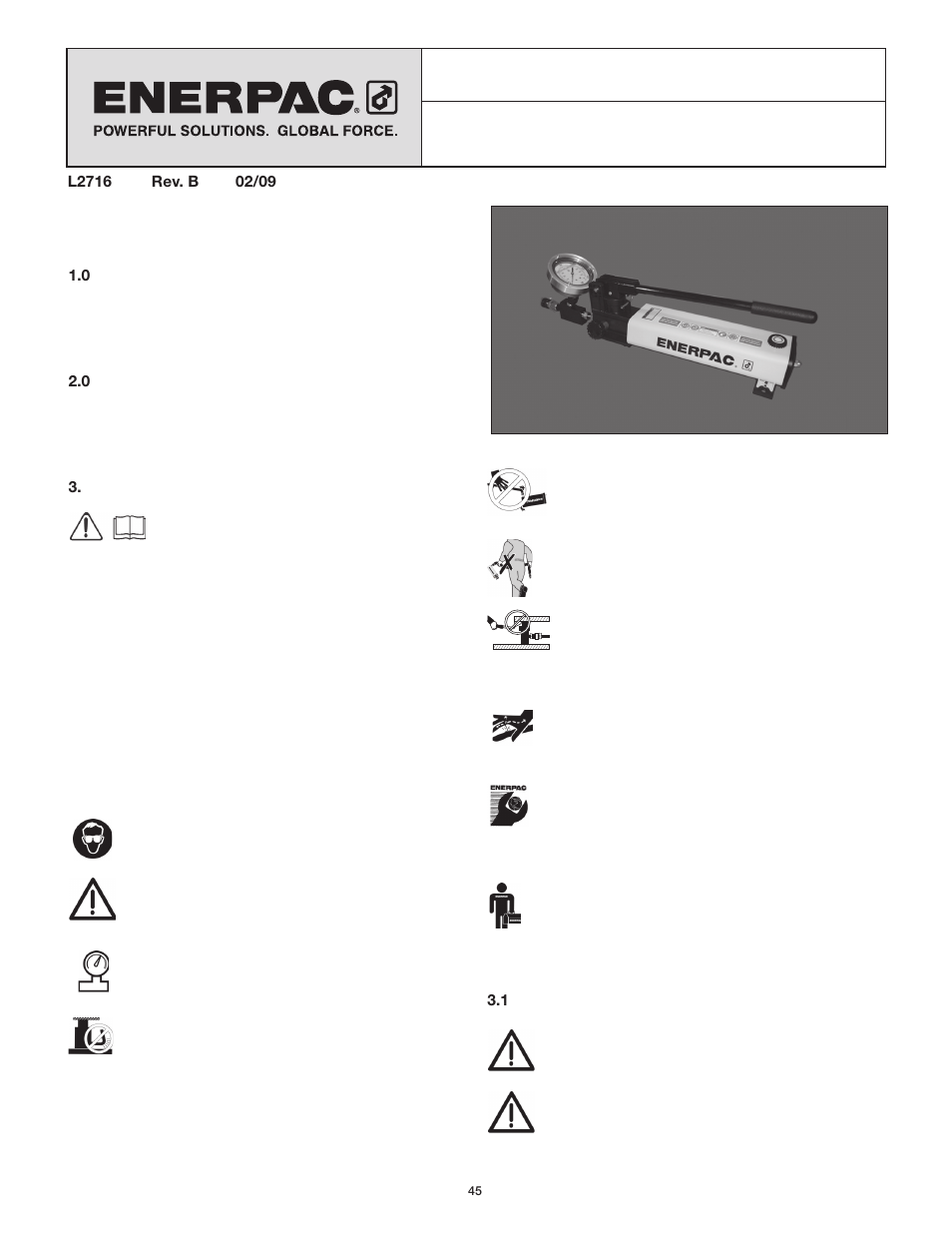 Enerpac HPT-Series User Manual | Page 45 / 50