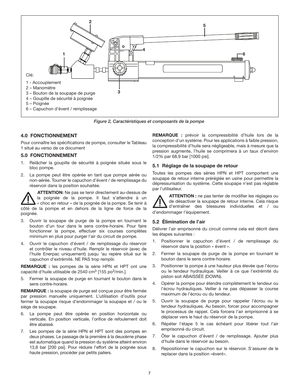 Enerpac HPT-Series User Manual | Page 7 / 50