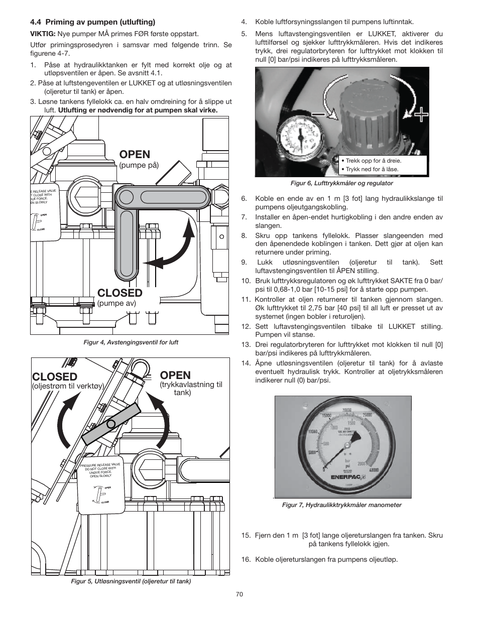 Open, Closed | Enerpac ATP-Series User Manual | Page 70 / 106