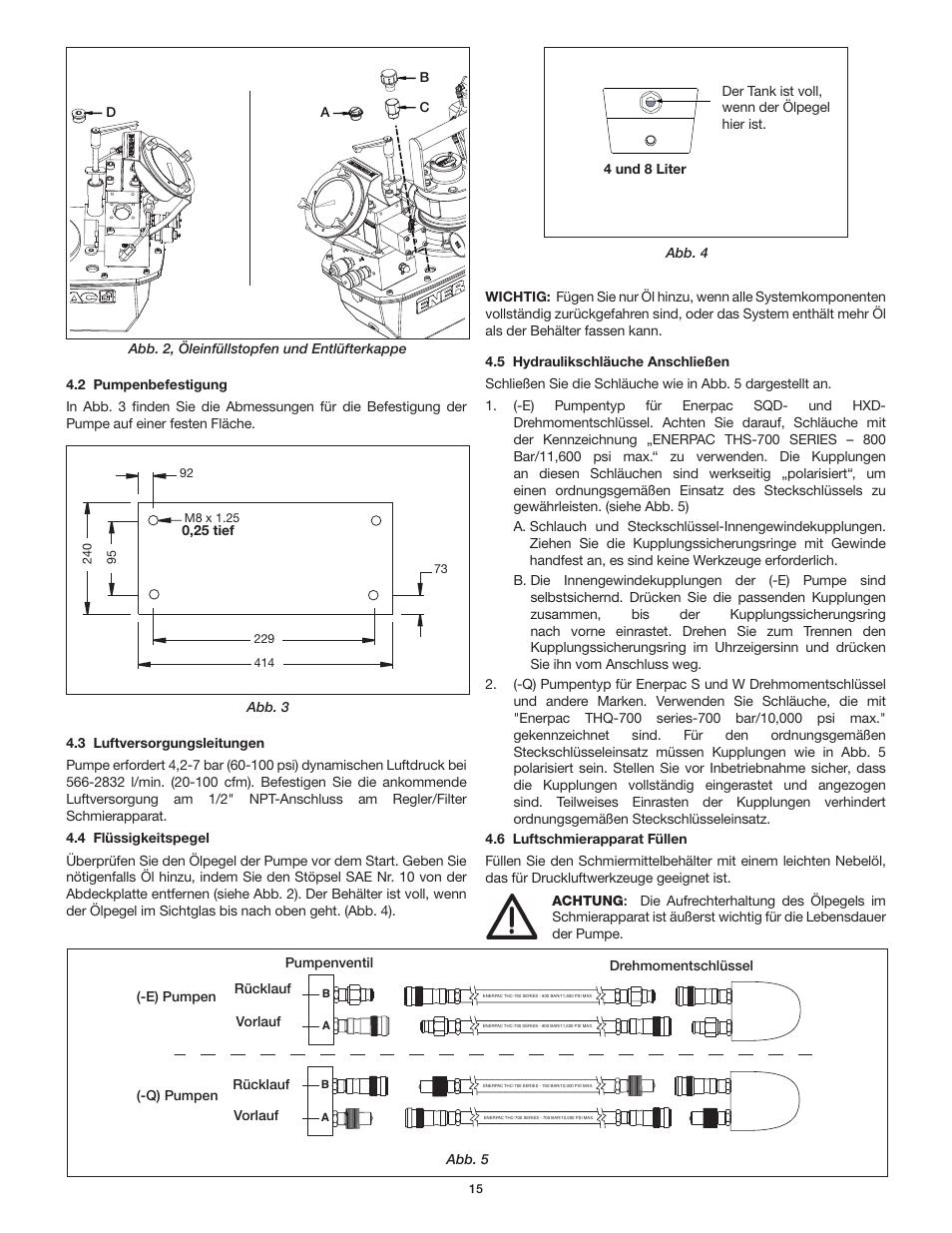 Enerpac ZA4T-Series User Manual | Page 15 / 76