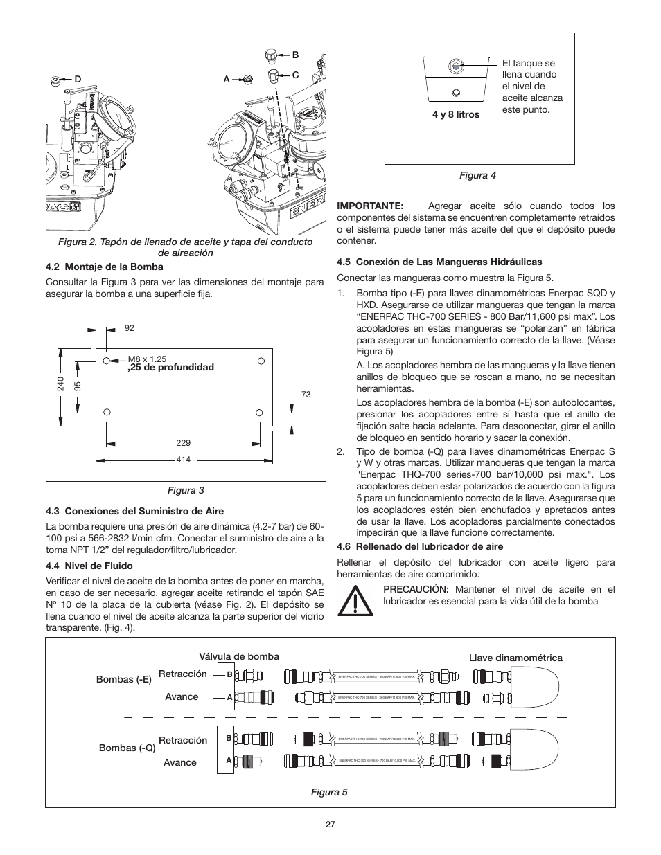 Enerpac ZA4T-Series User Manual | Page 27 / 76