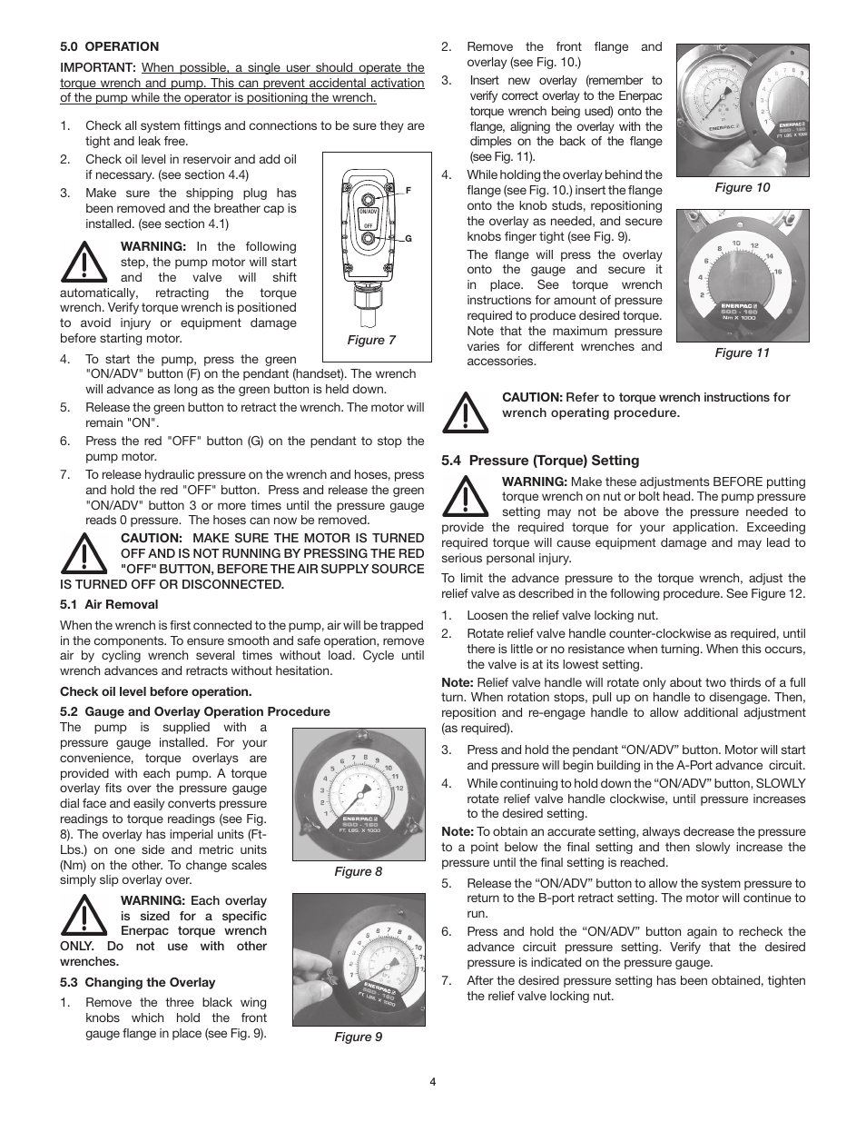 Enerpac ZA4T-Series User Manual | Page 4 / 76