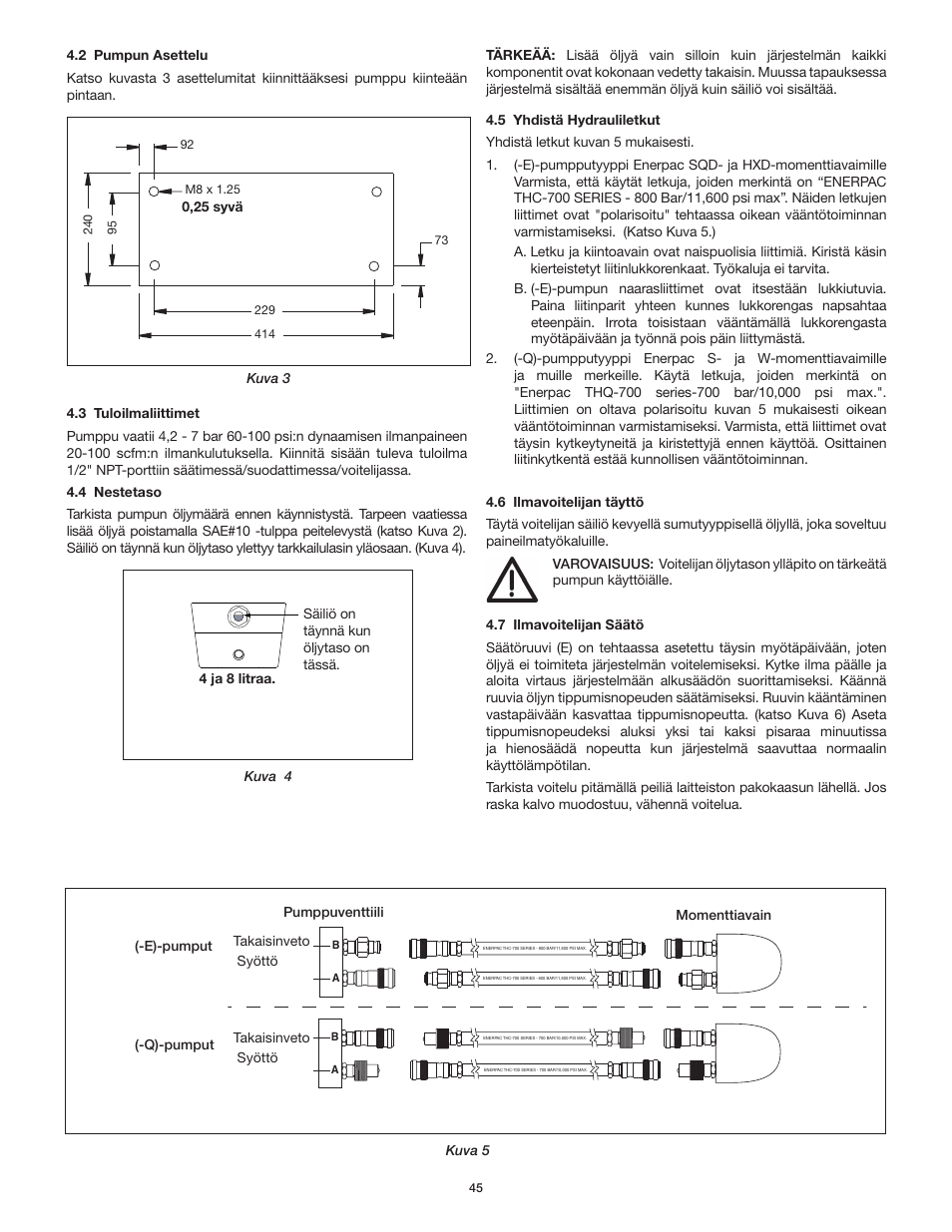 Enerpac ZA4T-Series User Manual | Page 45 / 76