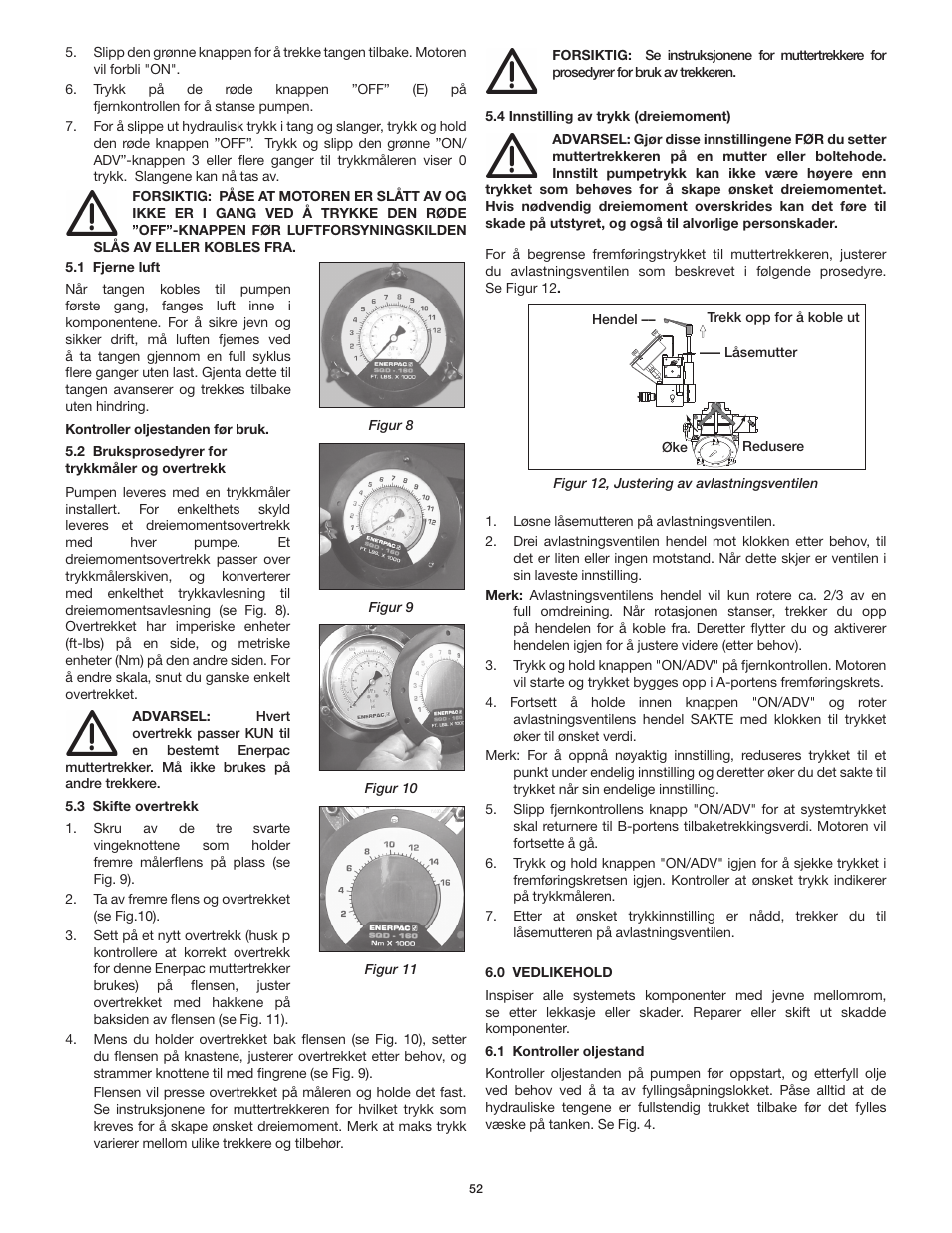 Enerpac ZA4T-Series User Manual | Page 52 / 76