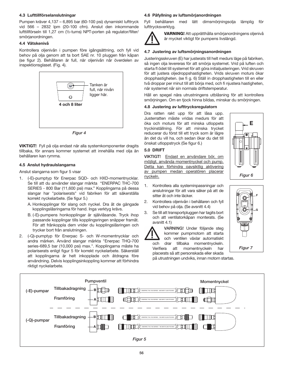 Enerpac ZA4T-Series User Manual | Page 56 / 76