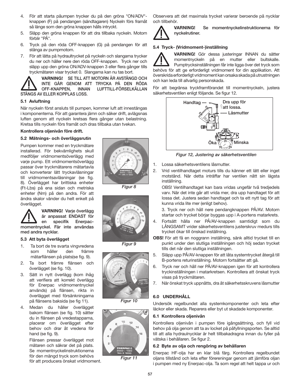 Enerpac ZA4T-Series User Manual | Page 57 / 76