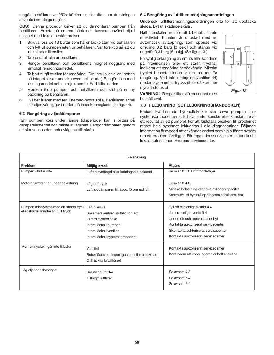 Enerpac ZA4T-Series User Manual | Page 58 / 76