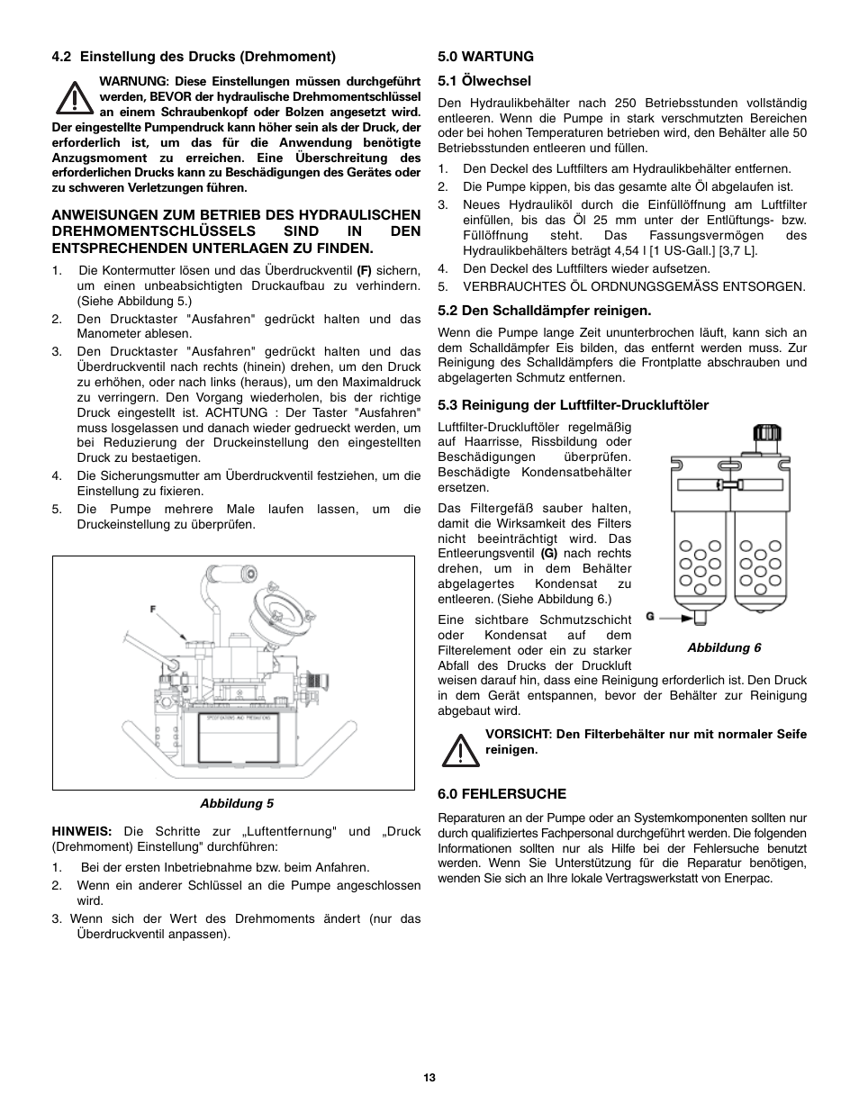 Enerpac PTA-Series User Manual | Page 13 / 40