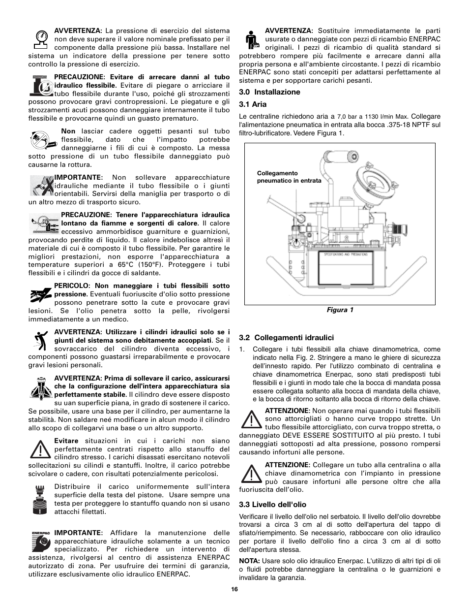 Enerpac PTA-Series User Manual | Page 16 / 40