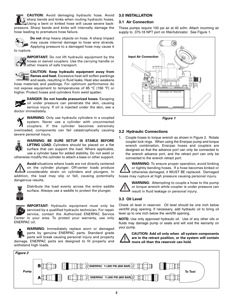 Enerpac PTA-Series User Manual | Page 2 / 40