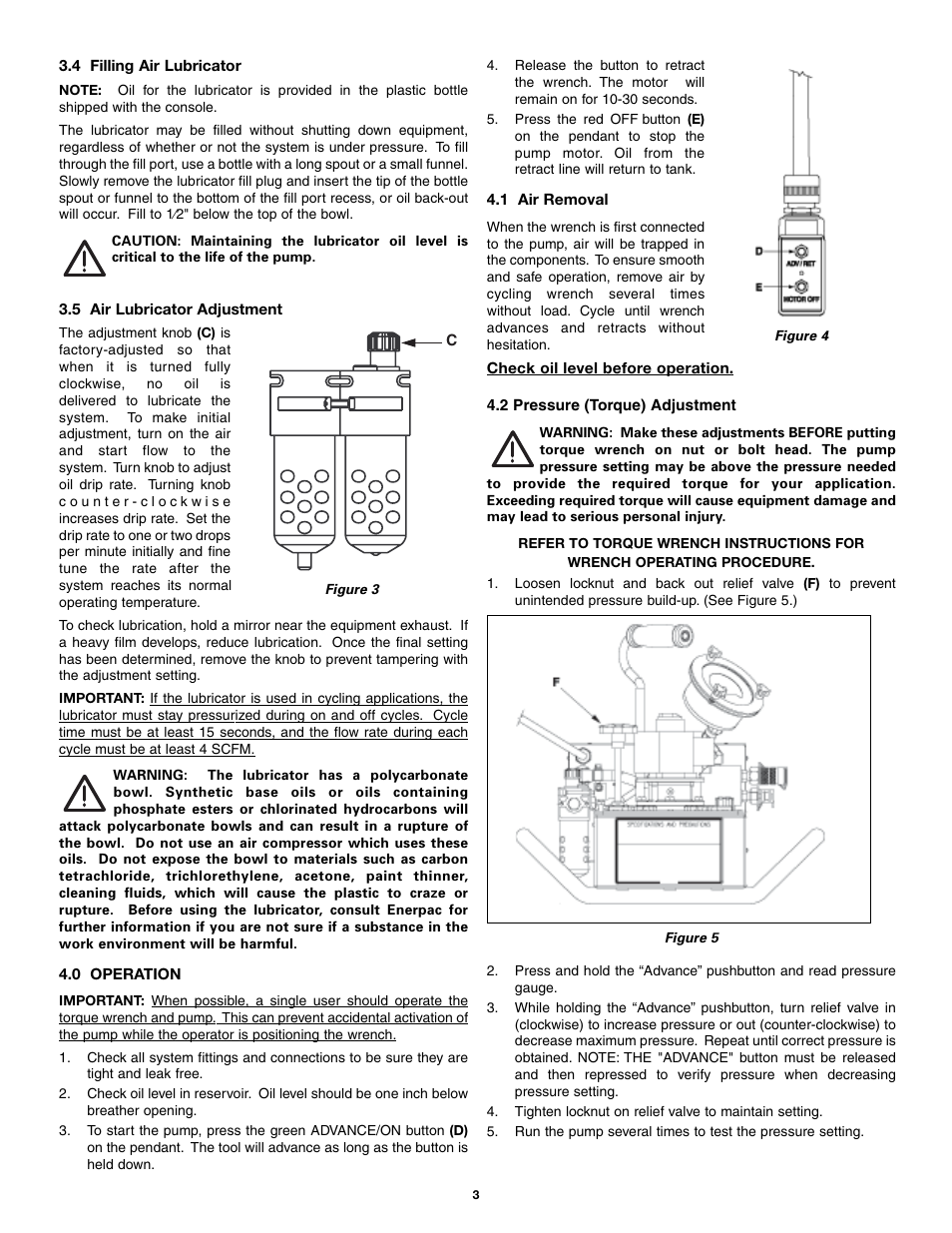 Enerpac PTA-Series User Manual | Page 3 / 40