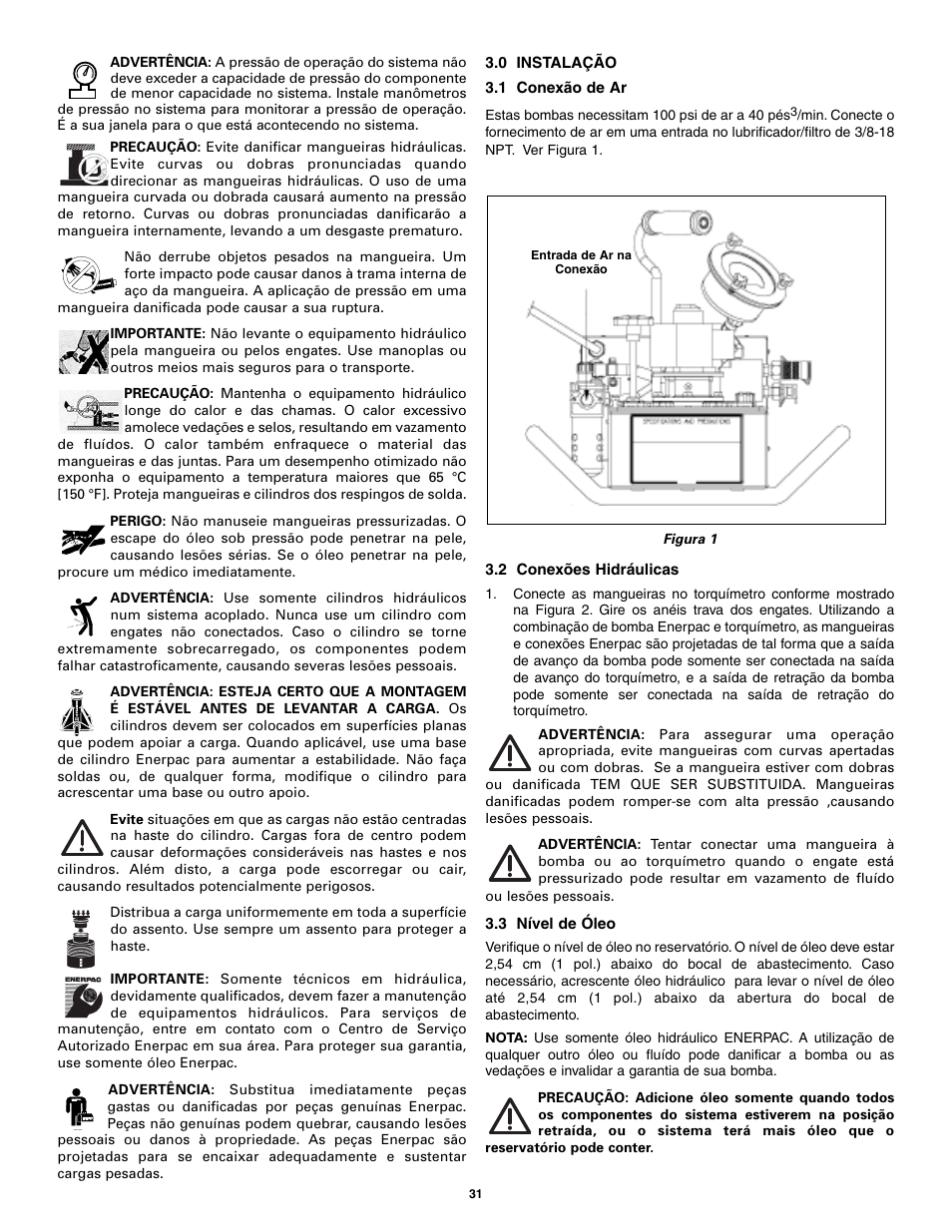 Enerpac PTA-Series User Manual | Page 31 / 40