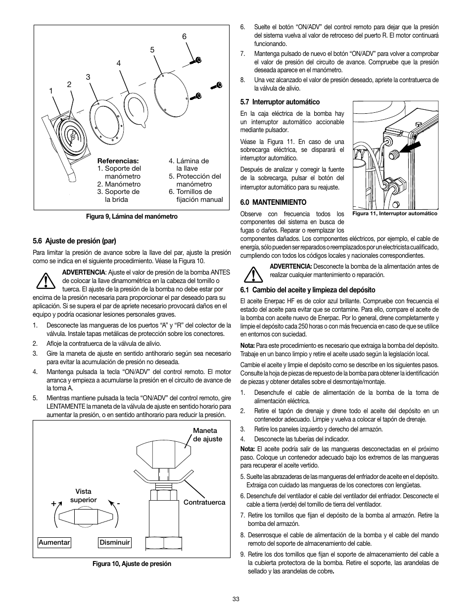 Enerpac TQ-700E User Manual | Page 33 / 88