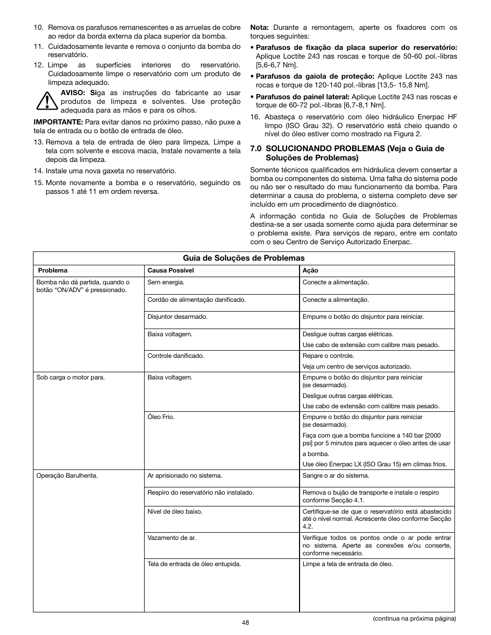 Enerpac TQ-700E User Manual | Page 48 / 88