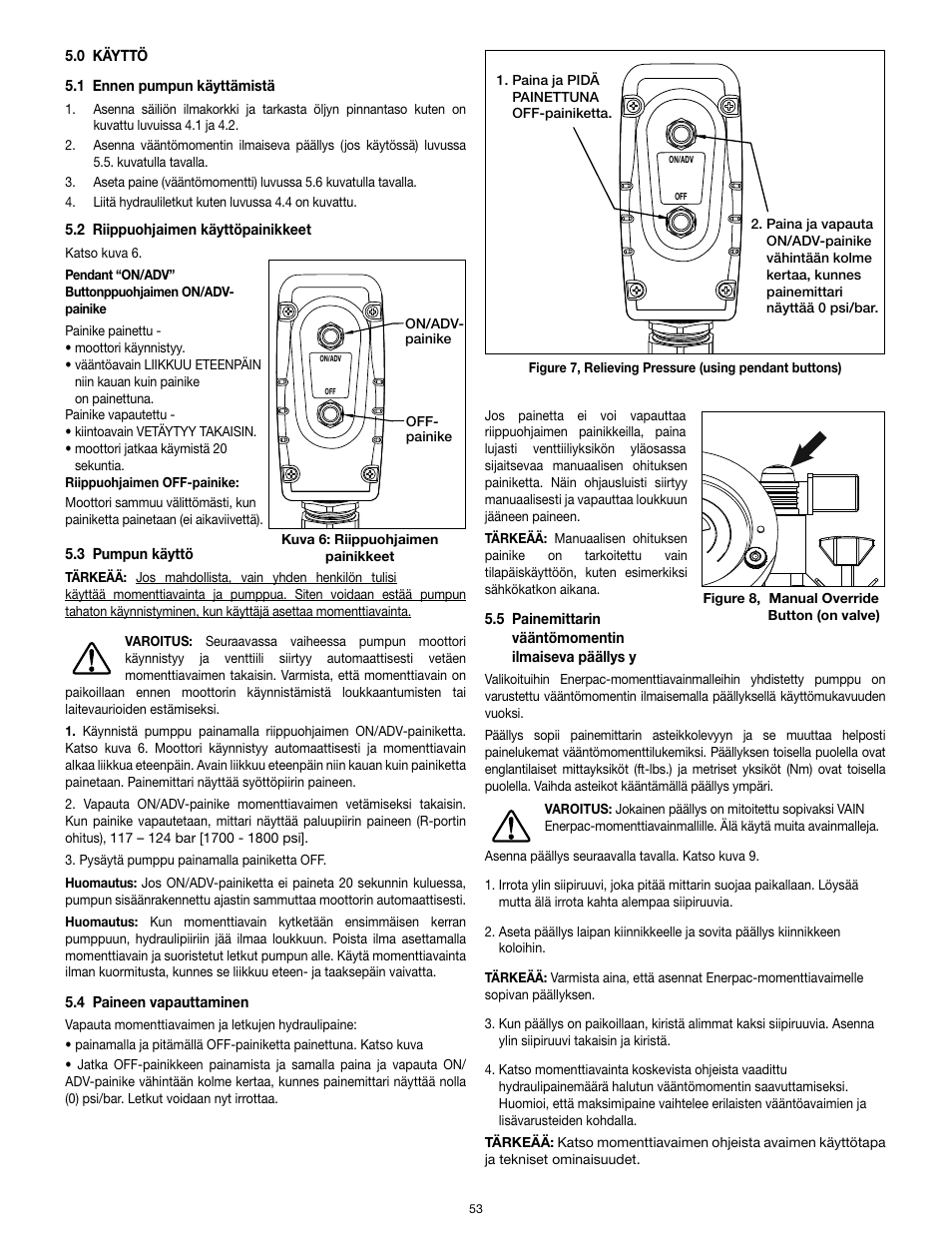Enerpac TQ-700E User Manual | Page 53 / 88