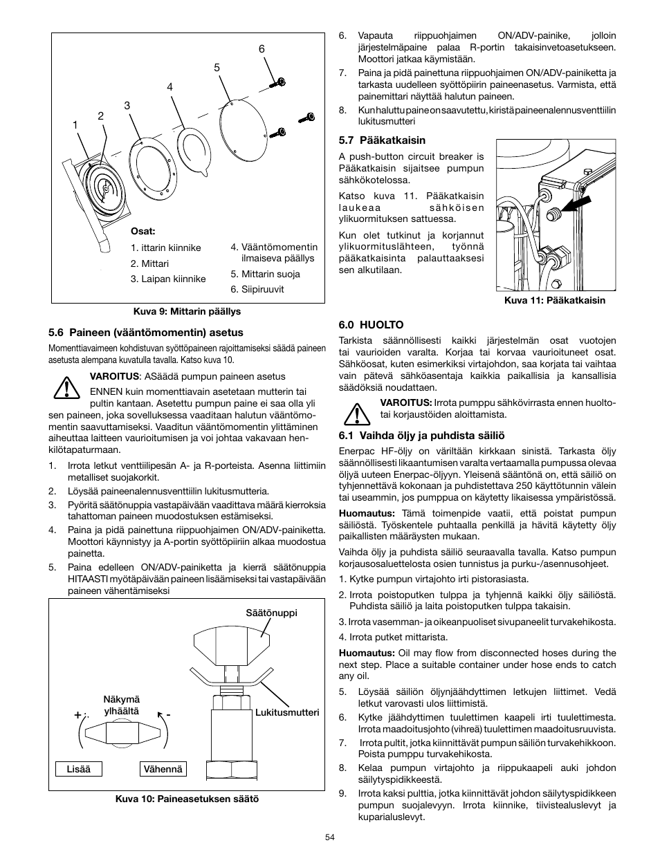 Enerpac TQ-700E User Manual | Page 54 / 88