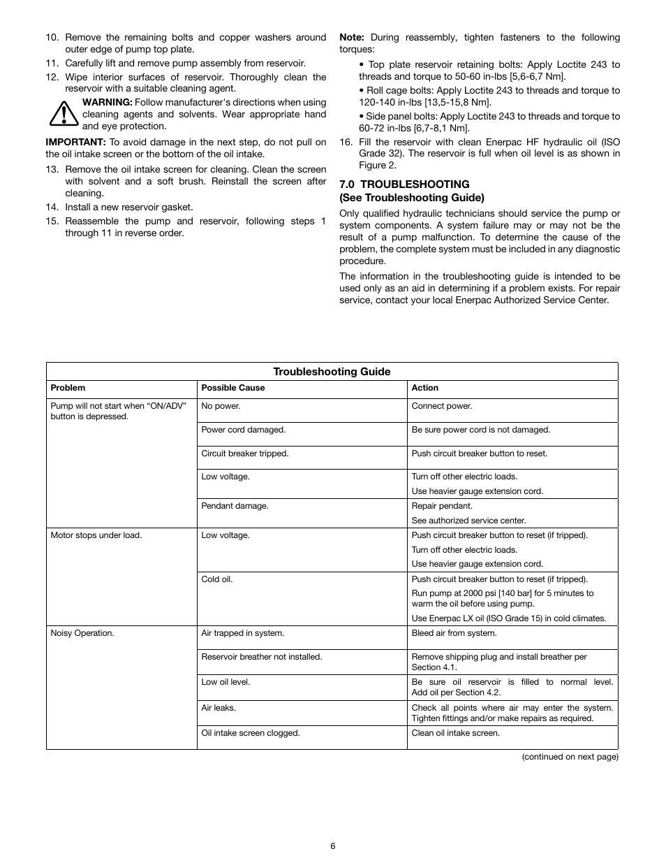 Enerpac TQ-700E User Manual | Page 6 / 88