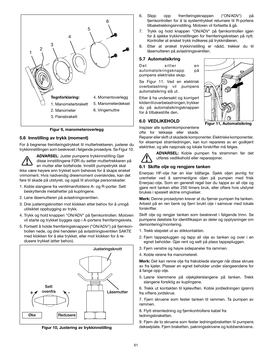 Enerpac TQ-700E User Manual | Page 61 / 88