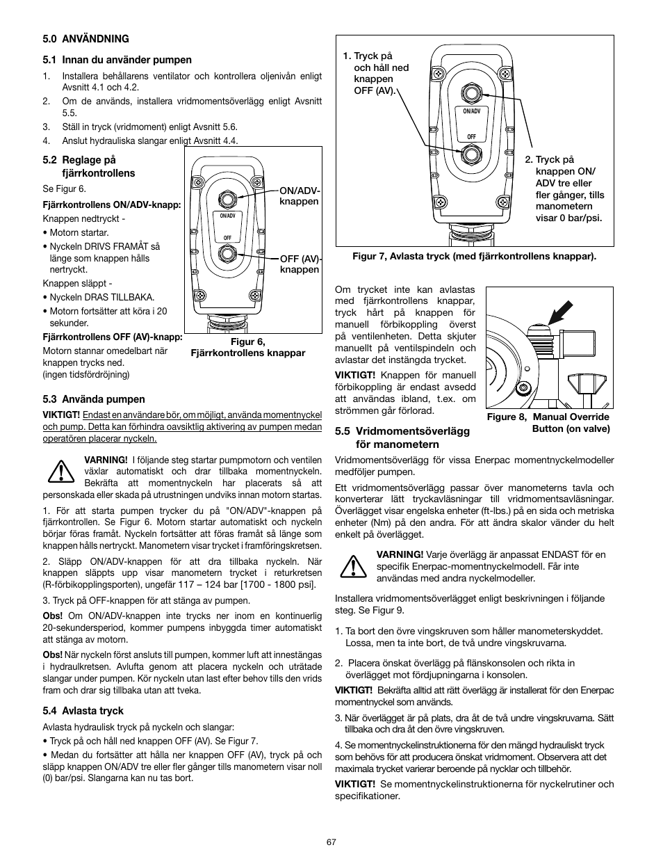 Enerpac TQ-700E User Manual | Page 67 / 88