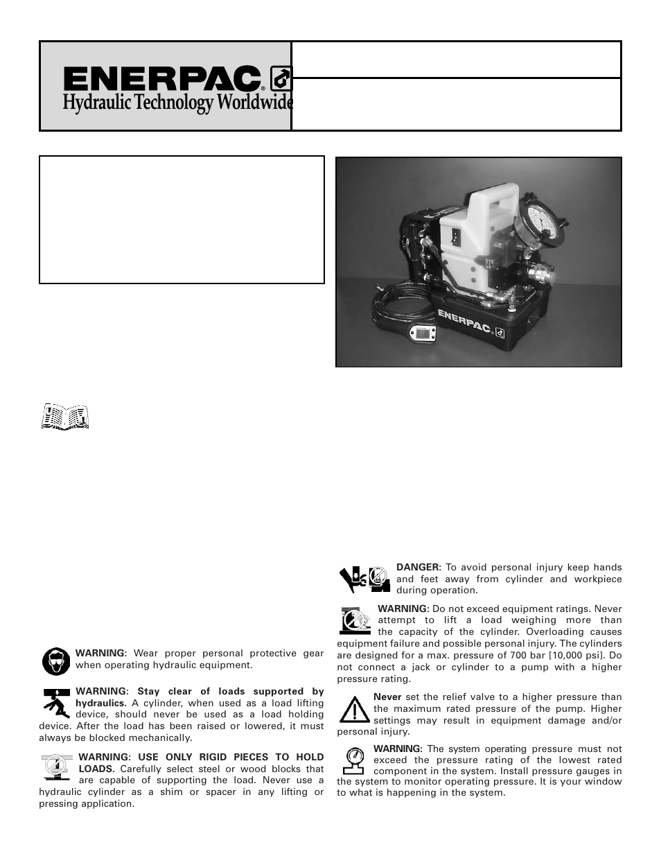 Enerpac PME-Series User Manual | 36 pages