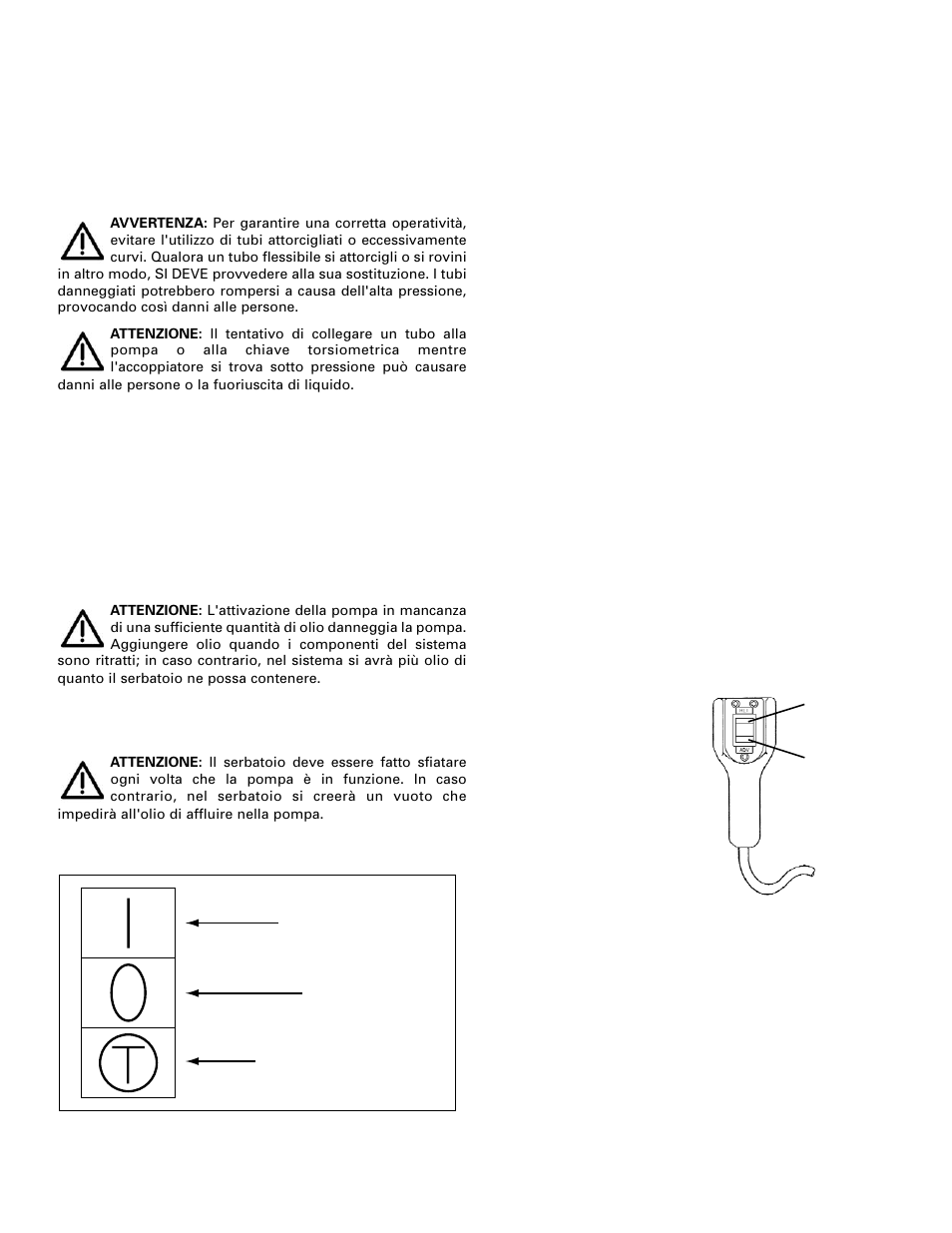 Off” “advance | Enerpac PME-Series User Manual | Page 21 / 36