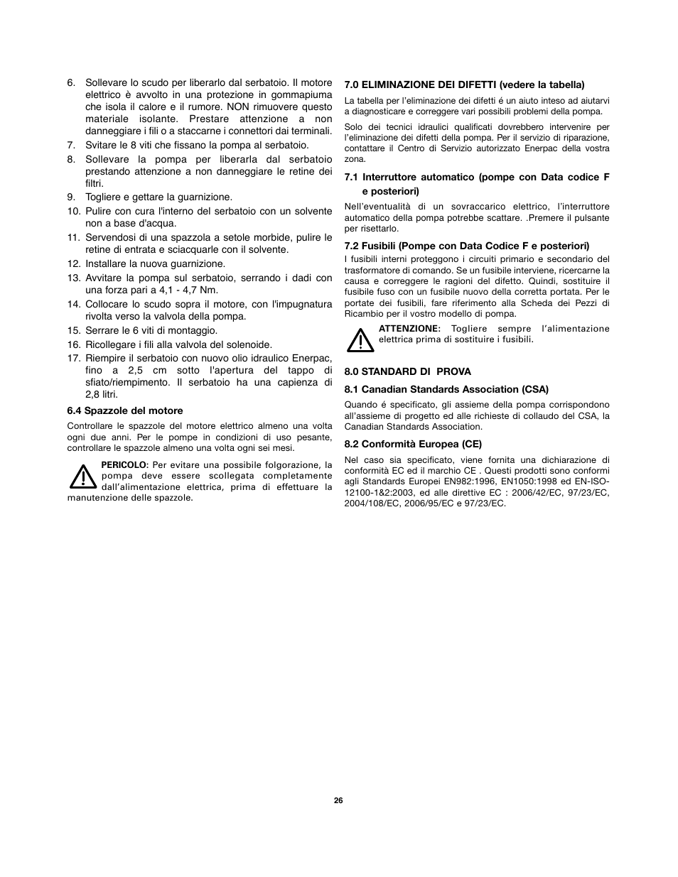 Enerpac PMU-Series User Manual | Page 26 / 48