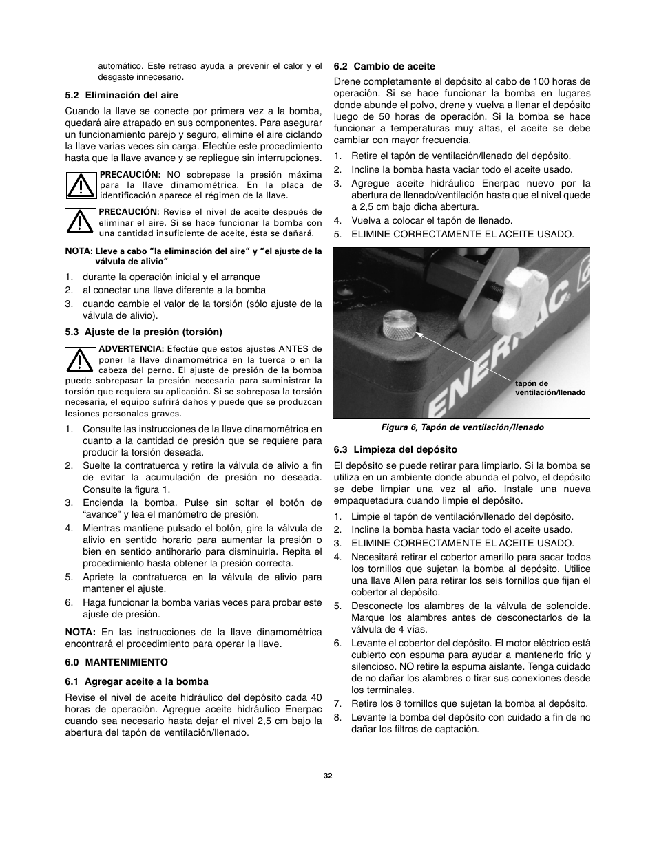 Enerpac PMU-Series User Manual | Page 32 / 48