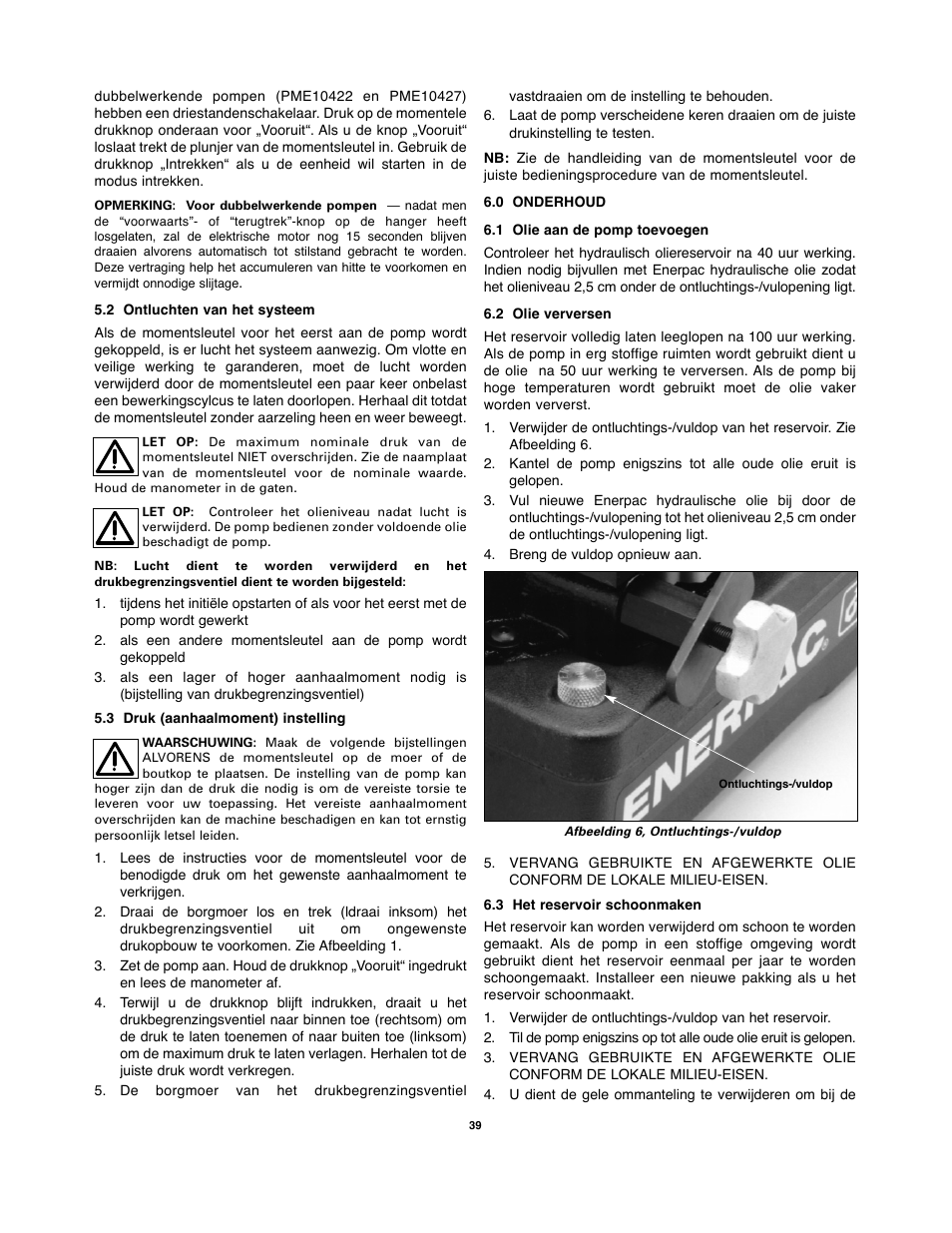 Enerpac PMU-Series User Manual | Page 39 / 48