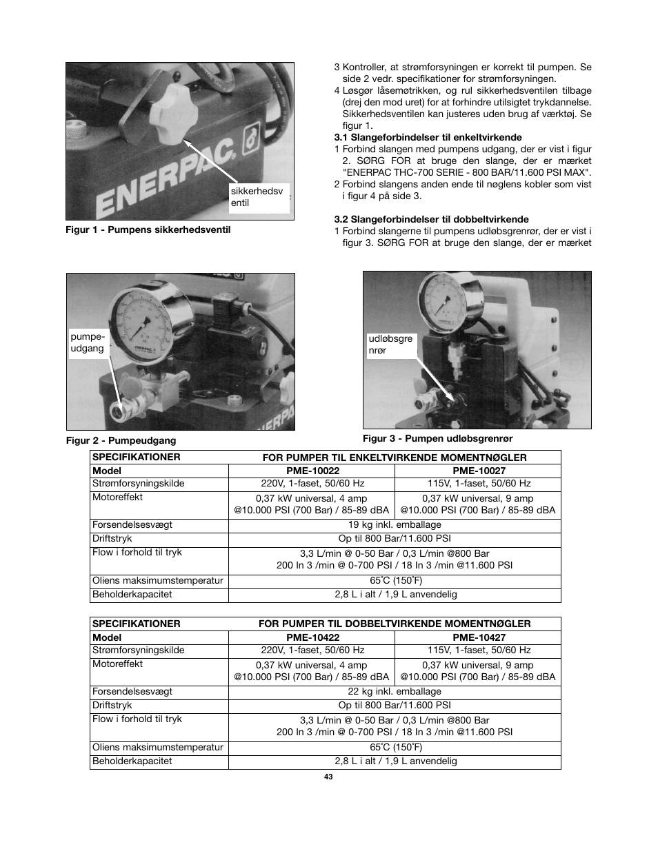 Enerpac PMU-Series User Manual | Page 43 / 48