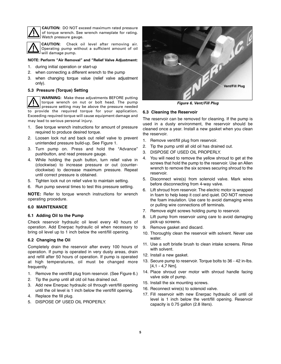 Enerpac PMU-Series User Manual | Page 5 / 48