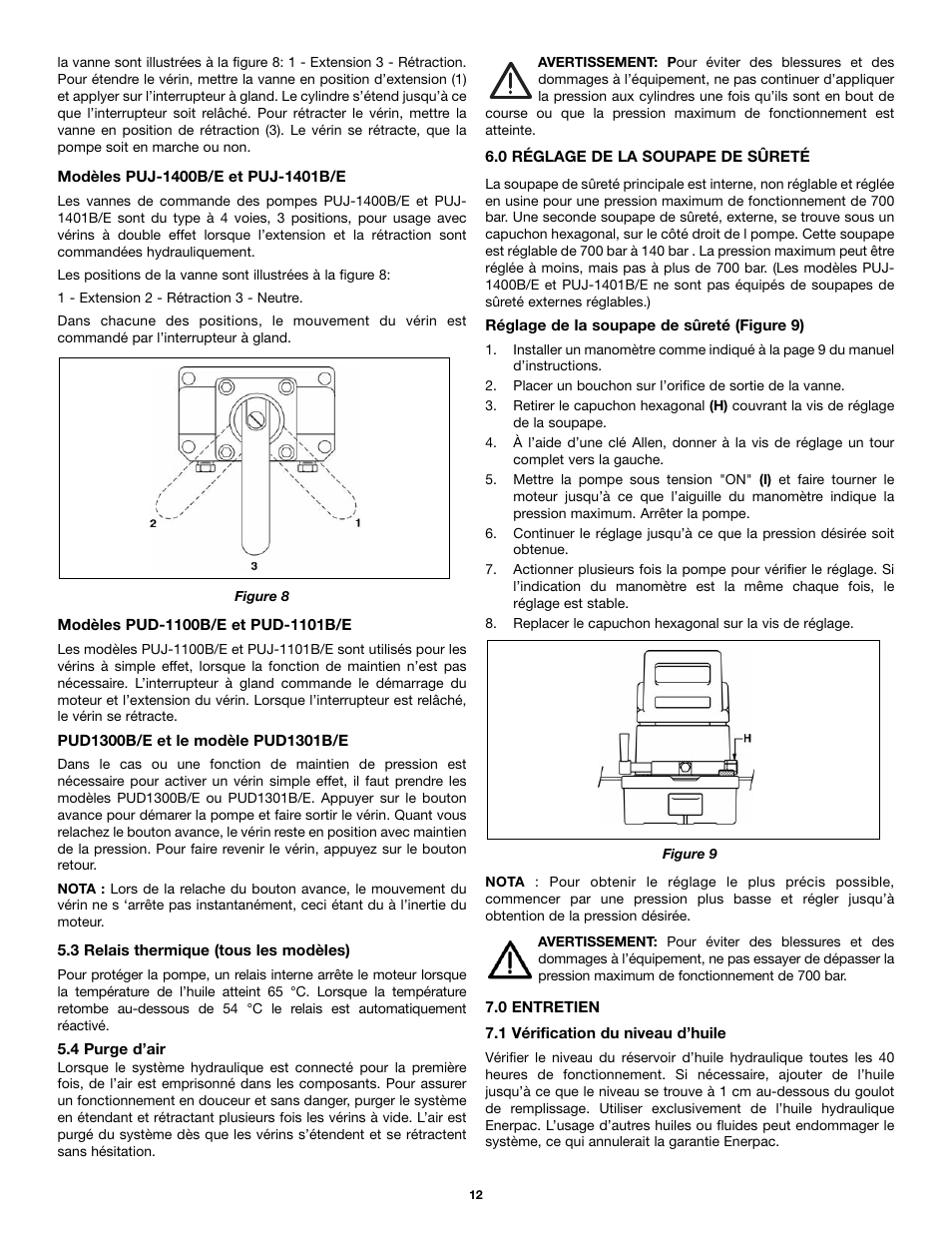 Enerpac PU-Series User Manual | Page 12 / 56