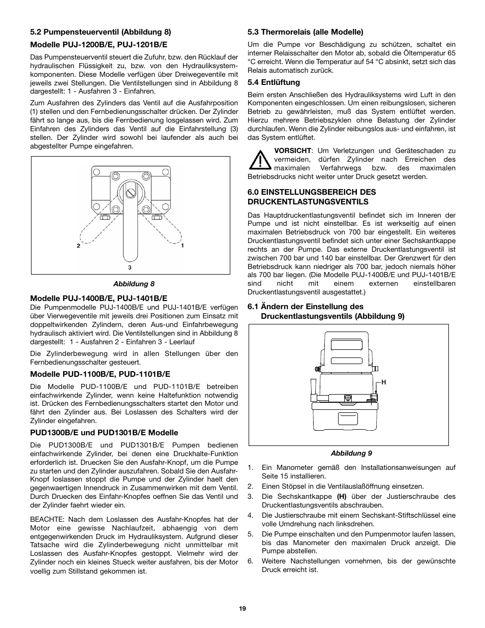 Enerpac PU-Series User Manual | Page 19 / 56