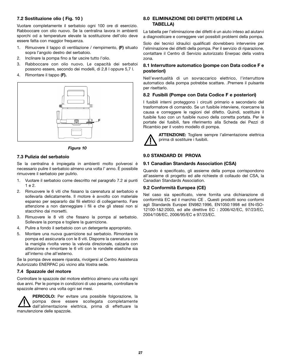 Enerpac PU-Series User Manual | Page 27 / 56