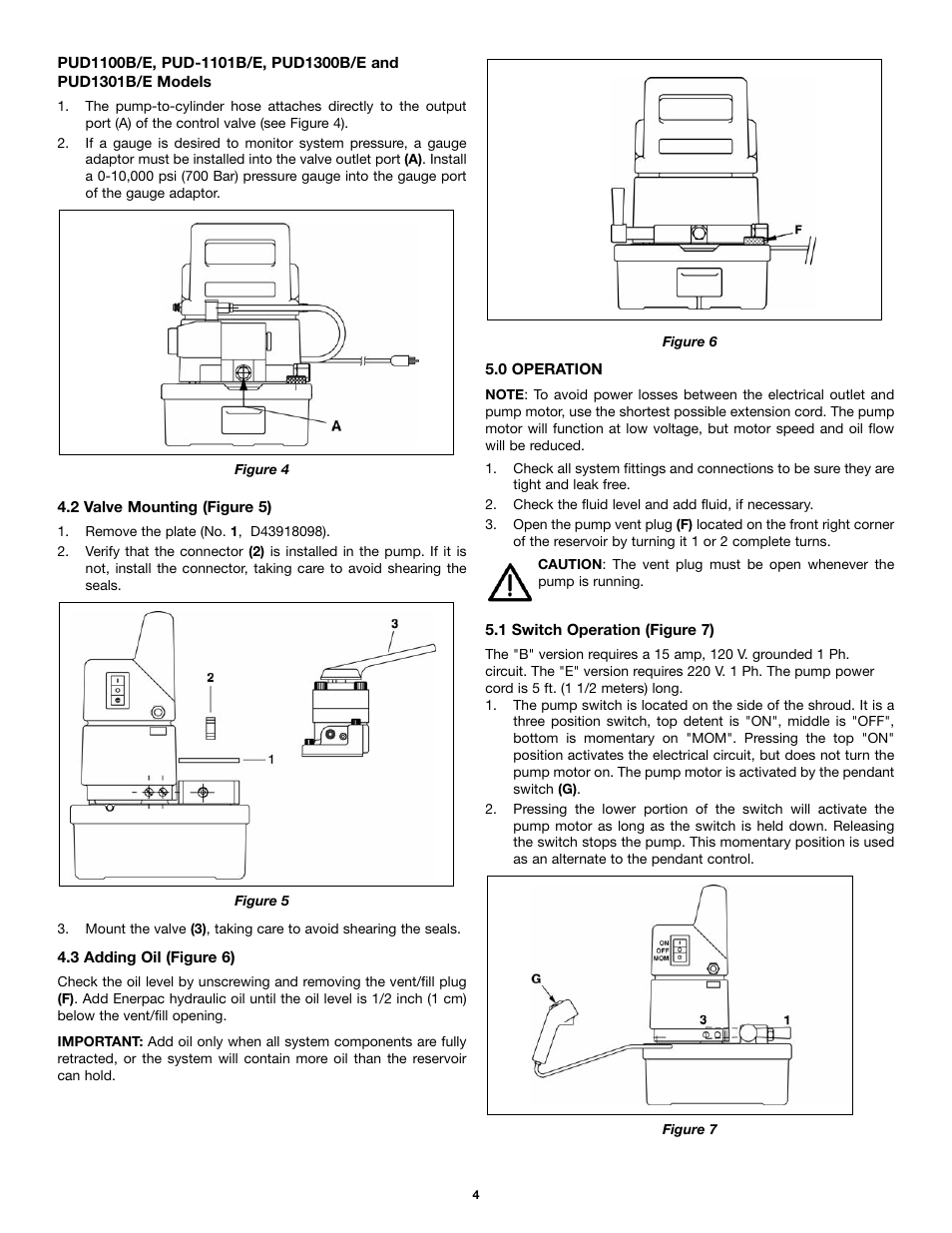 Enerpac PU-Series User Manual | Page 4 / 56