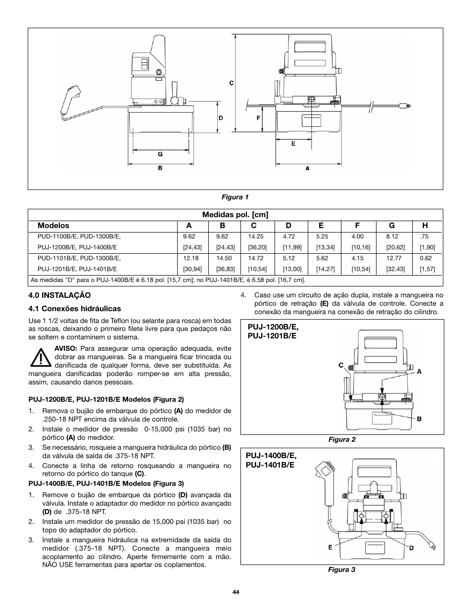 Enerpac PU-Series User Manual | Page 44 / 56