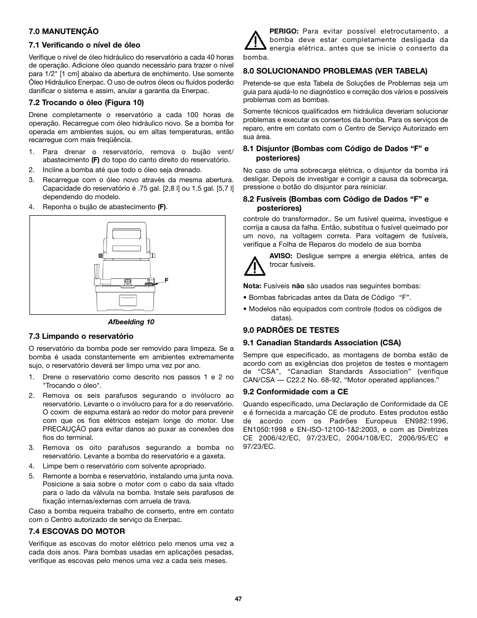 Enerpac PU-Series User Manual | Page 47 / 56