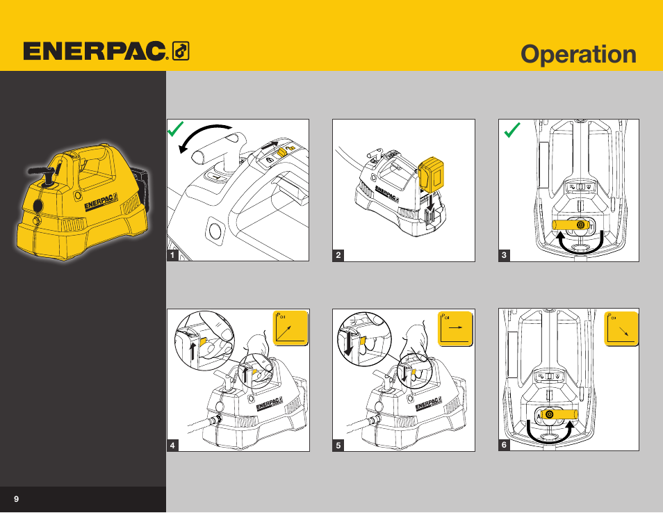 Operation | Enerpac XC-Series User Manual | Page 7 / 14