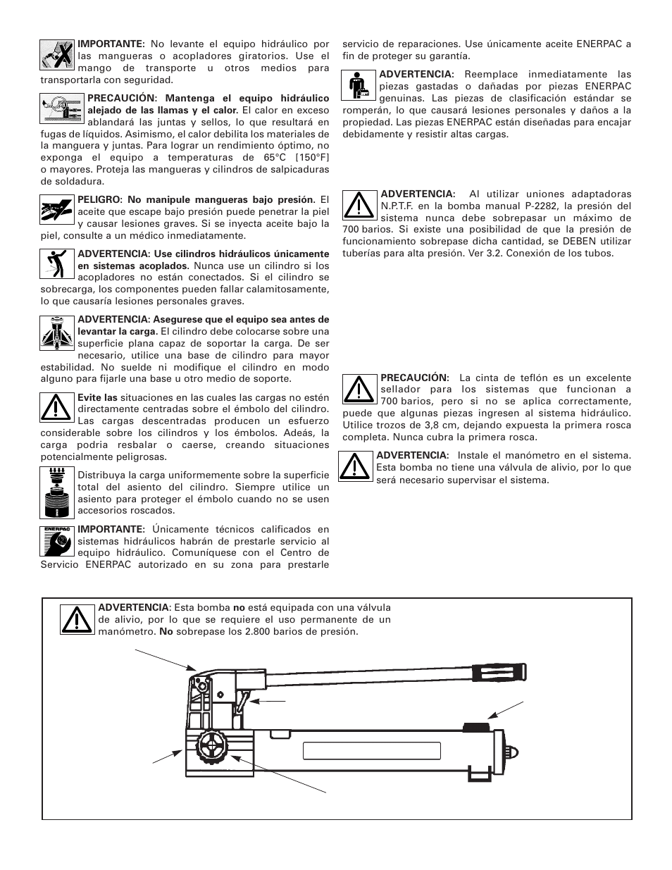 Enerpac P-2282 User Manual | Page 14 / 20