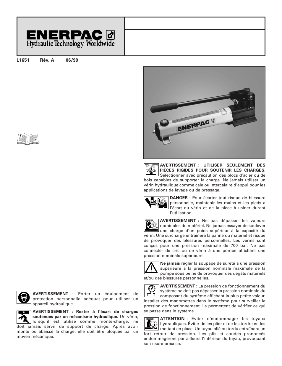 Enerpac P-2282 User Manual | Page 4 / 20