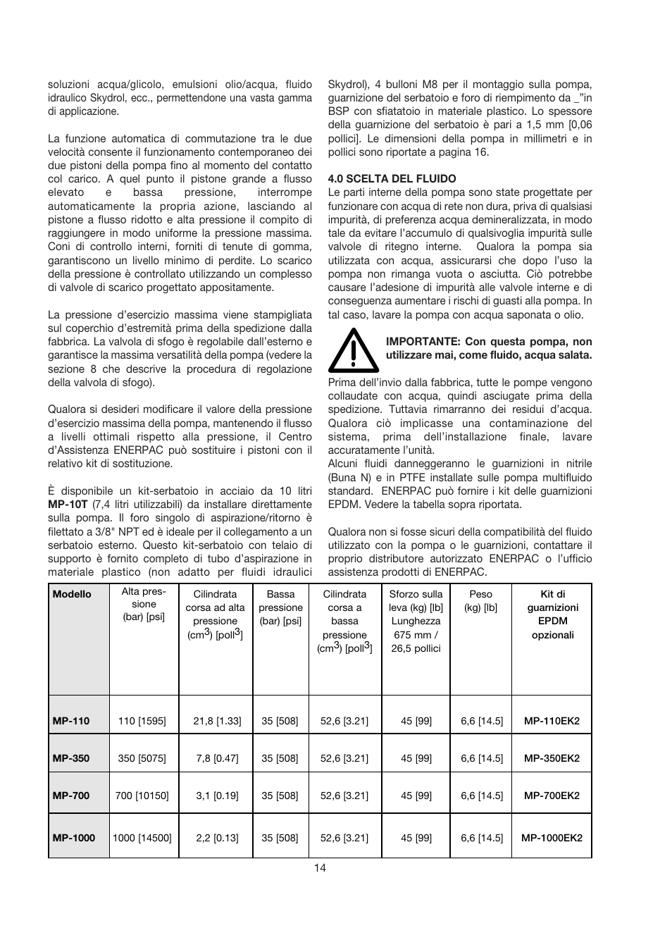 Enerpac MP-Series User Manual | Page 14 / 30