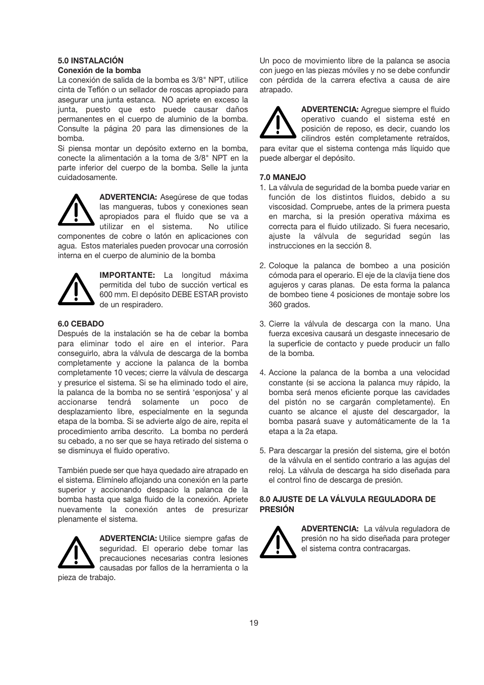 Enerpac MP-Series User Manual | Page 19 / 30