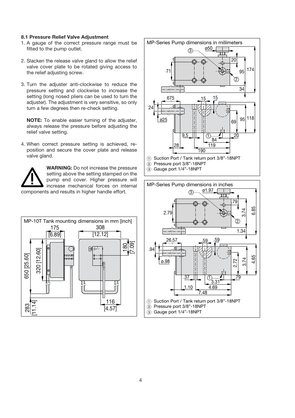 Enerpac MP-Series User Manual | Page 4 / 30