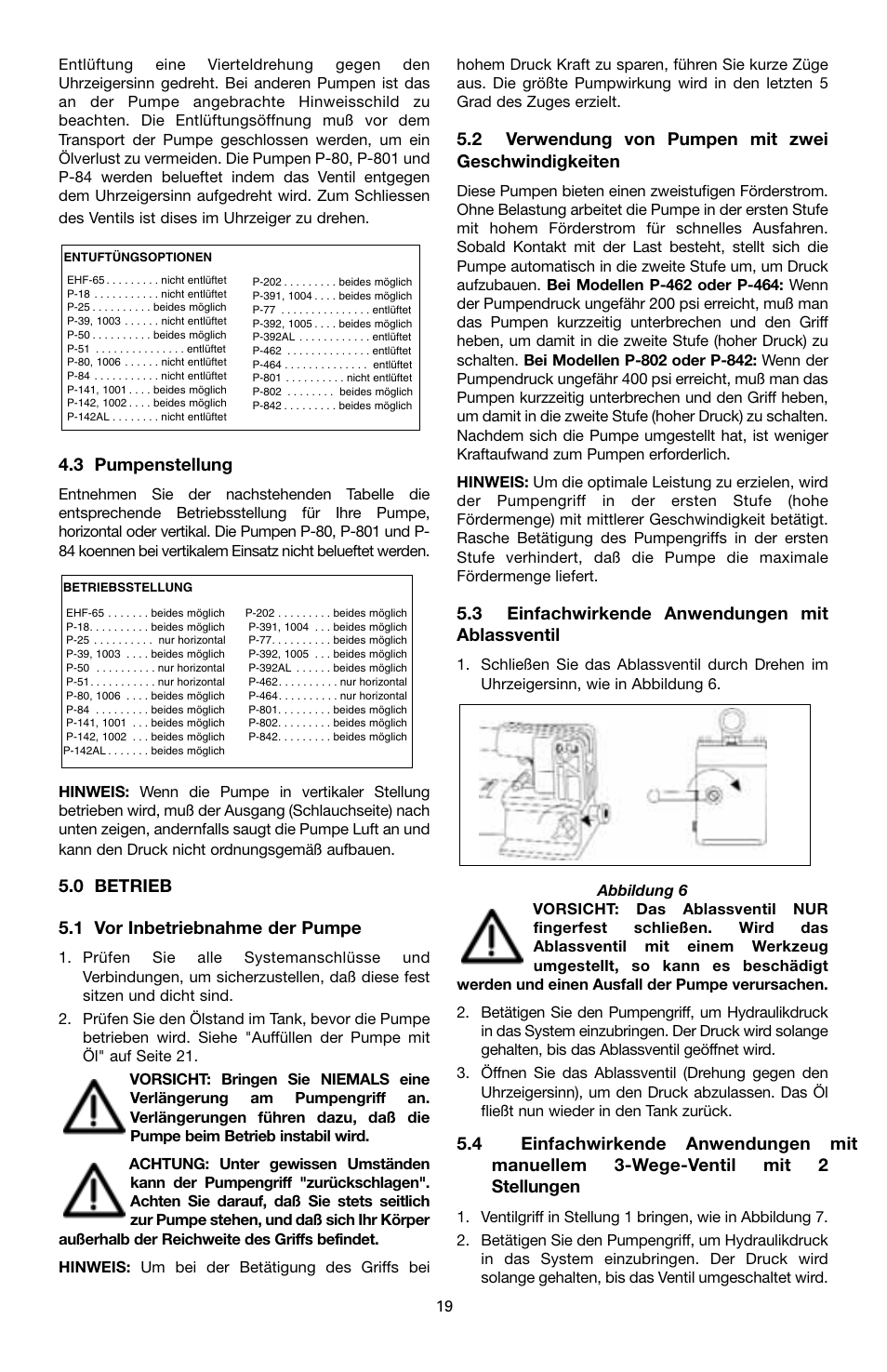 Enerpac P-Series User Manual | Page 19 / 96