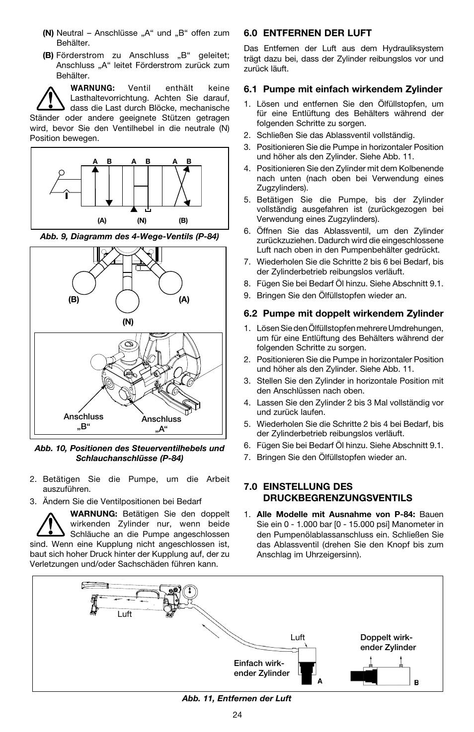 Enerpac P-Series ULTIMA User Manual | Page 24 / 128