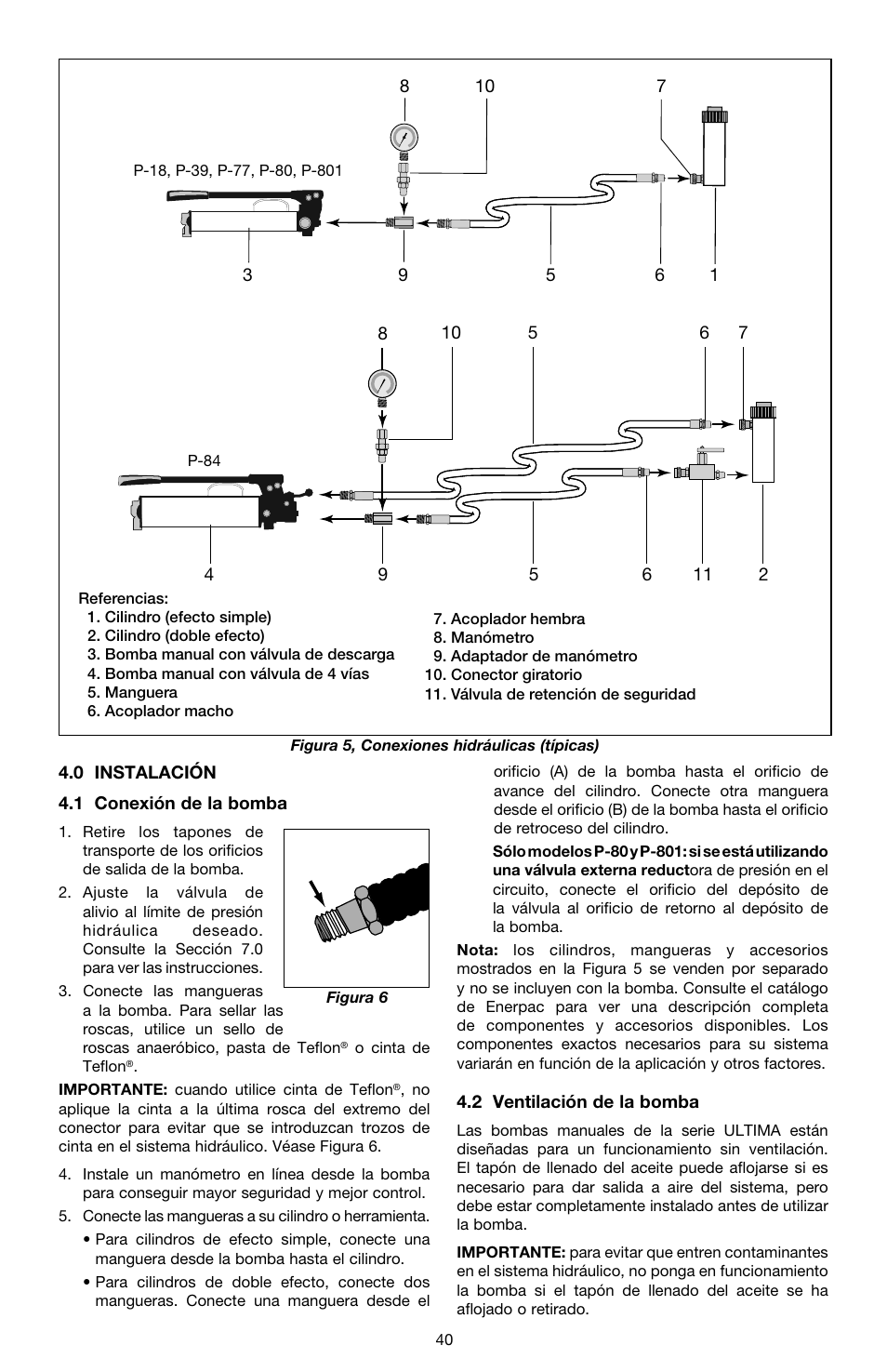 Enerpac P-Series ULTIMA User Manual | Page 40 / 128